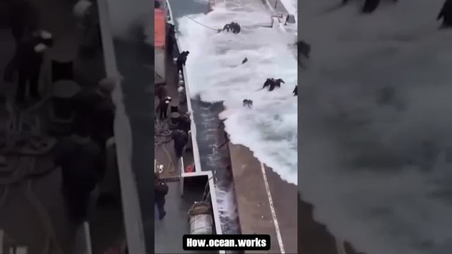 Опасная работа в море