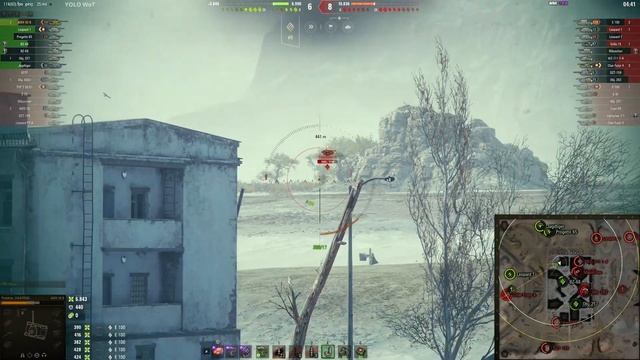 Мир танков. WOT. Бой на AMX 50 B и 11К урона