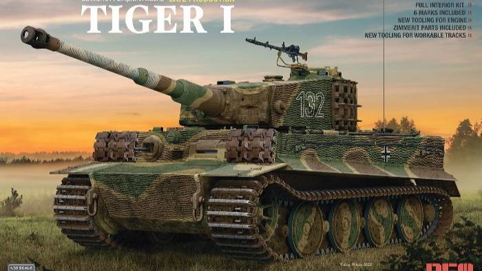 Распаковка Rye Field Model 1 35 RM-5080 Sd.Kfz.181 Tiger I Late Production w  Full Interior