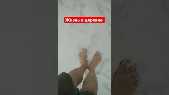 Жизнь в деревне. #деревня #здоровье #закаливание