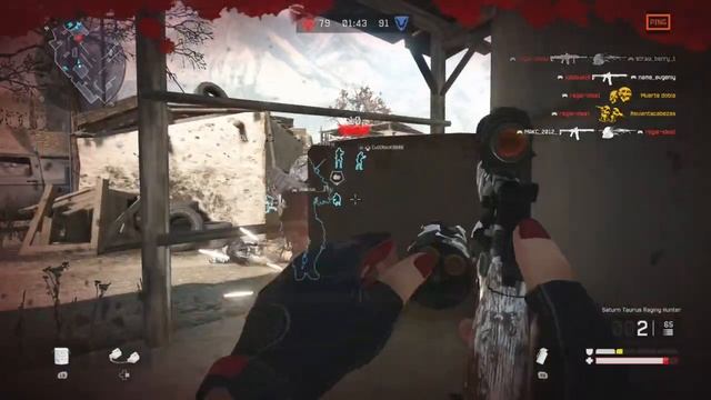 Revolver Taurus Raning Hunter Roto de 350 de daño Warface Clutch