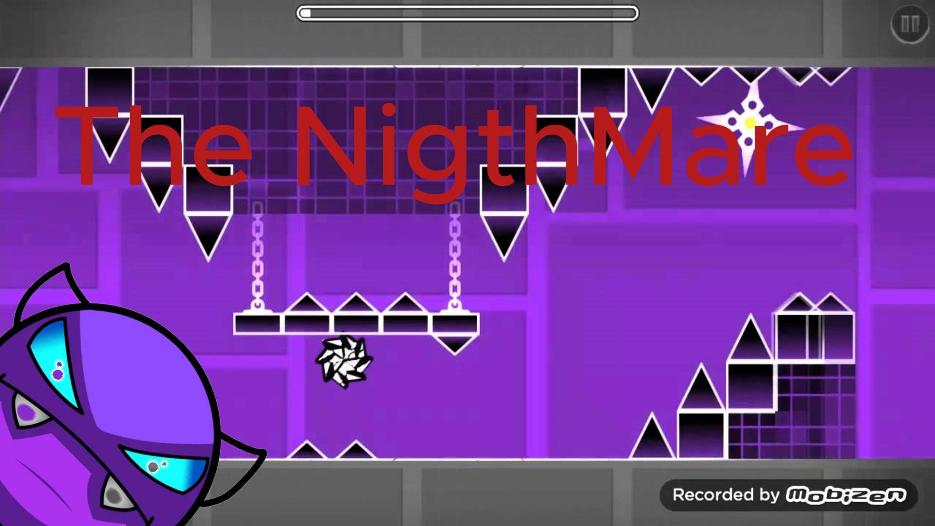 Прохожу The Nightmare в Geometry Dash У Меня Получилось