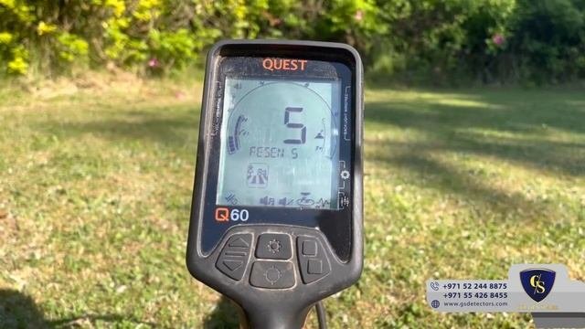 Quest Q60  Multi-Frequency  Quest Metal Detector