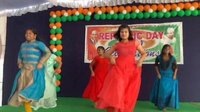 Chogada tara dance performance by Tejaswi high school