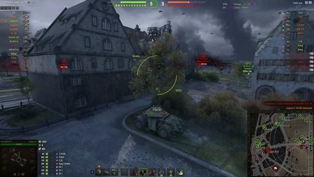 Мир танков. WOT. Бой на Staghound Mk. III и 3К урона