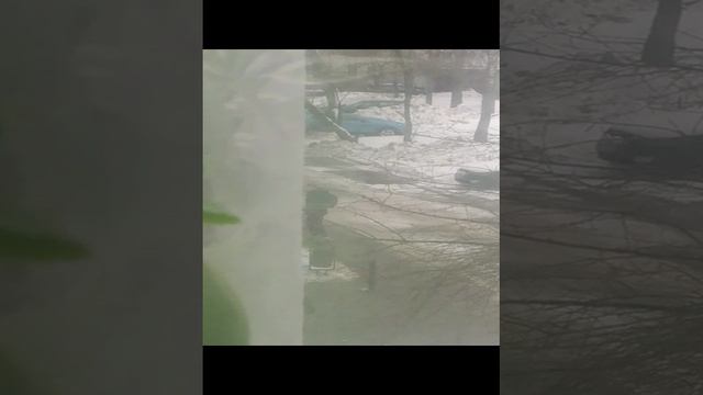 Вот какие люди кидают в окно снег