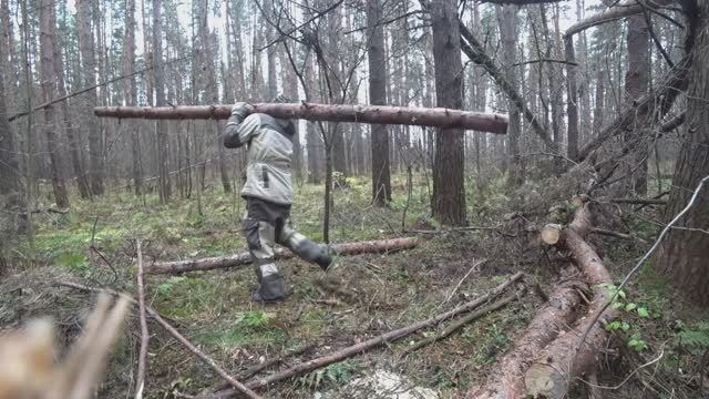 Бесплатный стройматериал на домик для печи . Мои выходные .