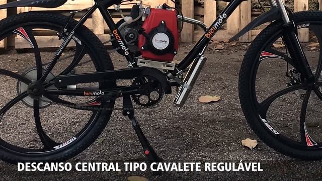 Bicicleta Motorizada 49cc 4 tempos com Tanque Embutido - Bicimoto