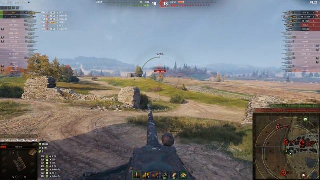 Мир танков. WOT. Бой на 60TP и 13К урона