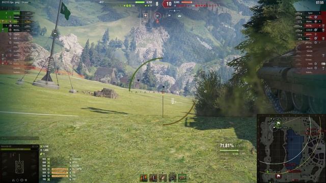 Мир танков. WOT. Бой на BZ-176 и 6.6К урона