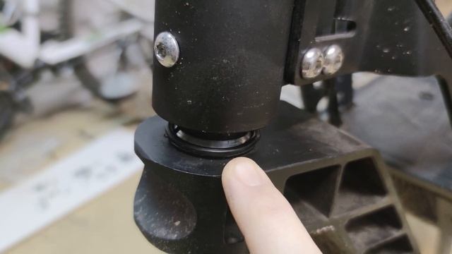 Kugoo G2 pro.  Установка резинового кольца.  Демпфер