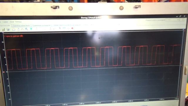 Ниссан Тиида не работает вентилятор отопителя. Проверяем осциллографом.