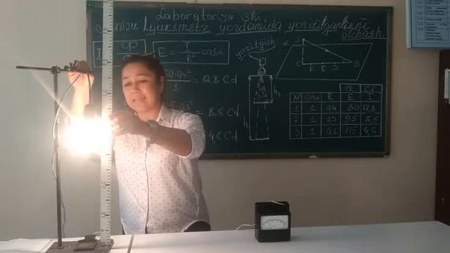 Mavzu: Lyuksmetr yordamida yoritilganlikni o'lchash.