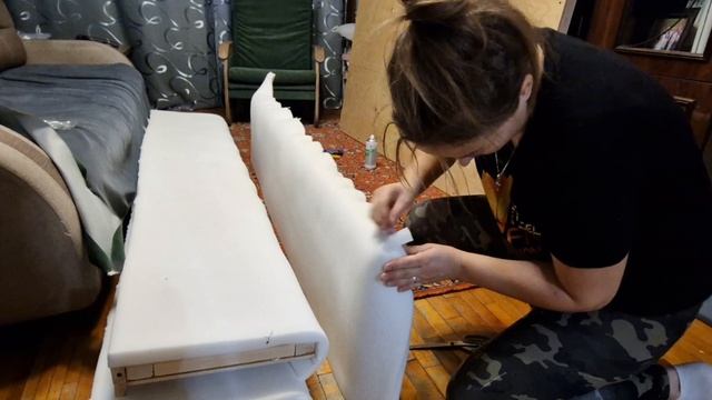 Срздаю двухспальную кровать своими руками.