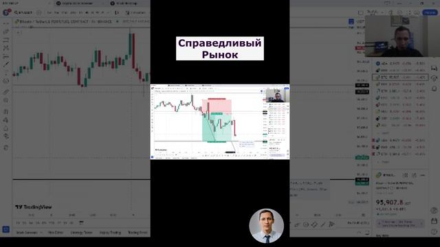 Справедливый рынок в трейдинге. Как использовать #shorts #криптовалюты #теханализ #гэп #индикаторы