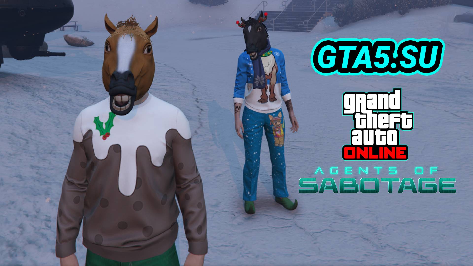 В GTA Online идёт снег и Новогодние праздники ГТА 5