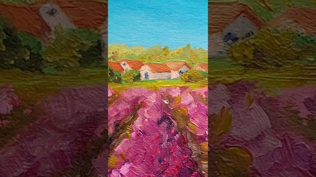 Картина "Лавандовое поле" в наличии на Авито #картинамаслом #художник #oilart #artwork #fineart