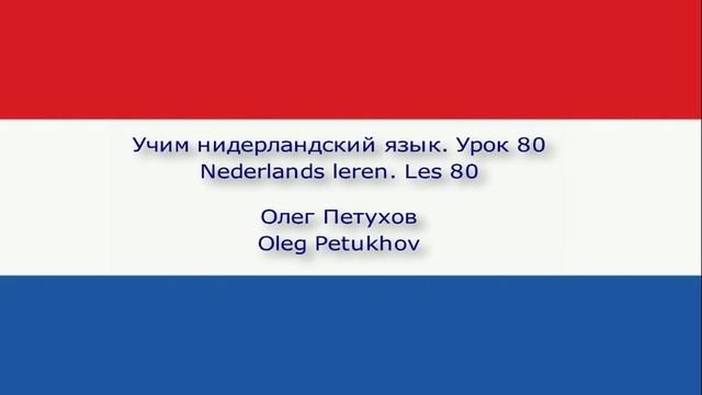 Учим нидерландский язык. Урок 80. Прилагательные 3. Nederlands leren. Les 80.