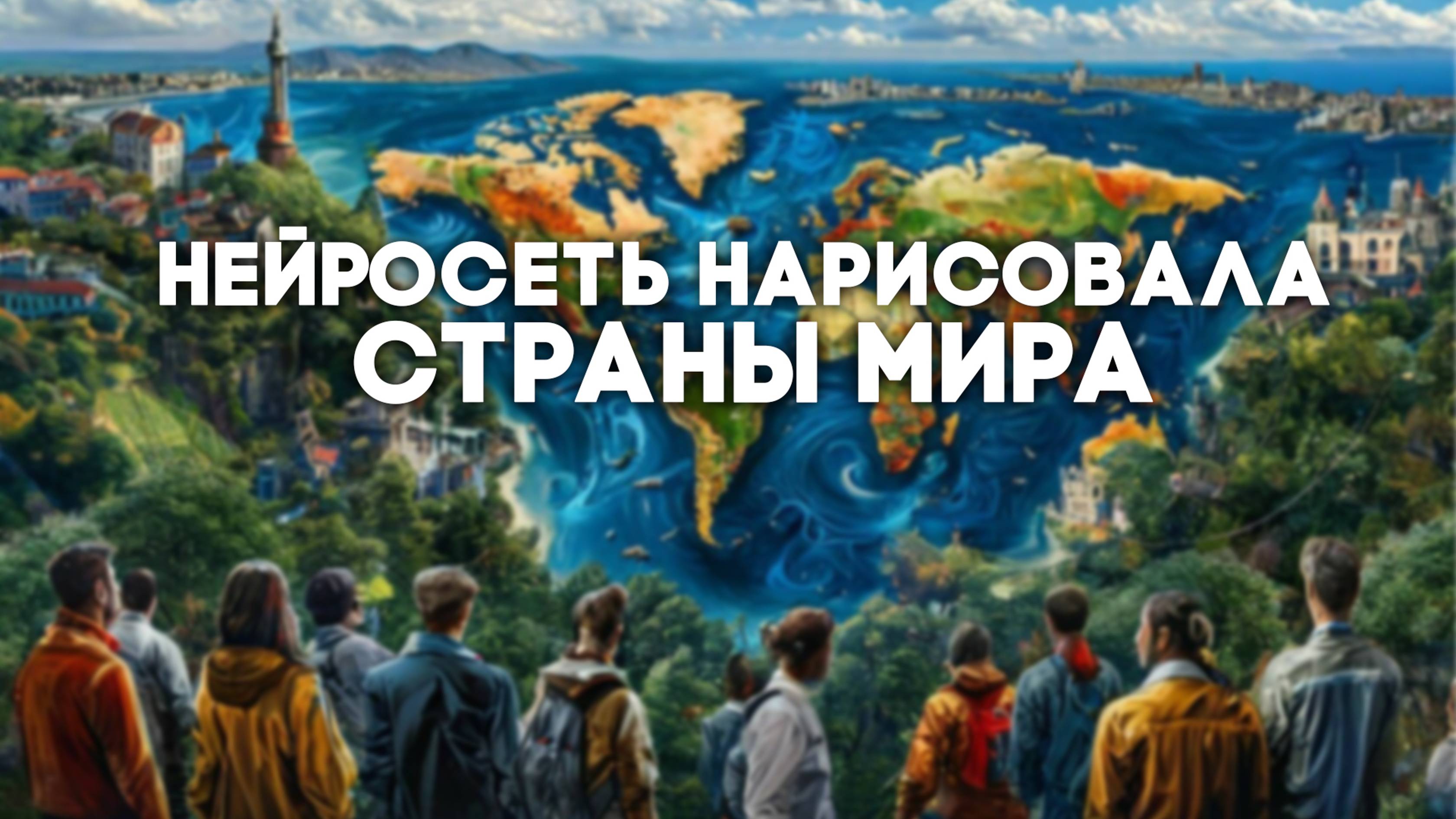 НЕЙРОСЕТЬ НАРИСОВАЛА СТРАНЫ МИРА В ОБРАЗЕ ЛЮДЕЙ