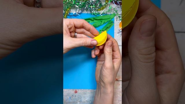 Новогодняя объемная аппликация