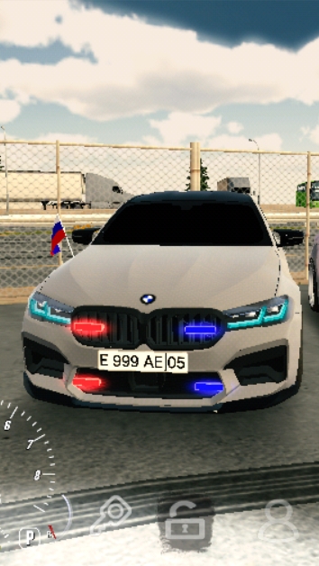 car parking BMW m5 f 90