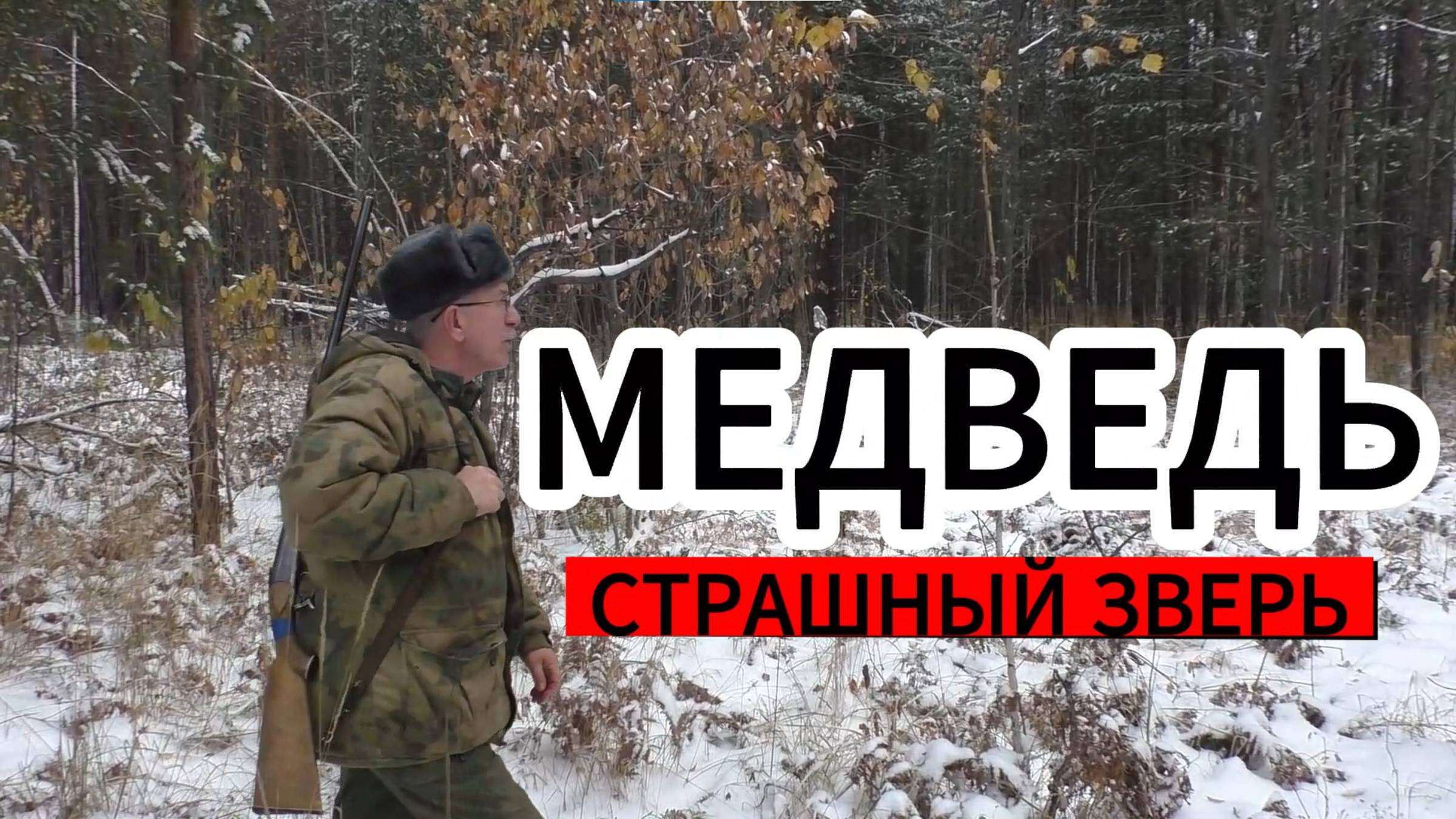 Страшный зверь - медведь.