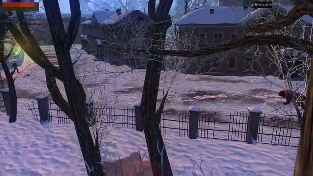 Сталкер Онлайн. Как забраться медведем на здание ДК Город_Н.
