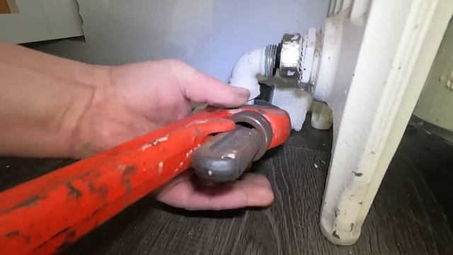 HOT WATER RADIATOR INSTALLATION ON TOP OF CLIP TOGETHER FLOOR