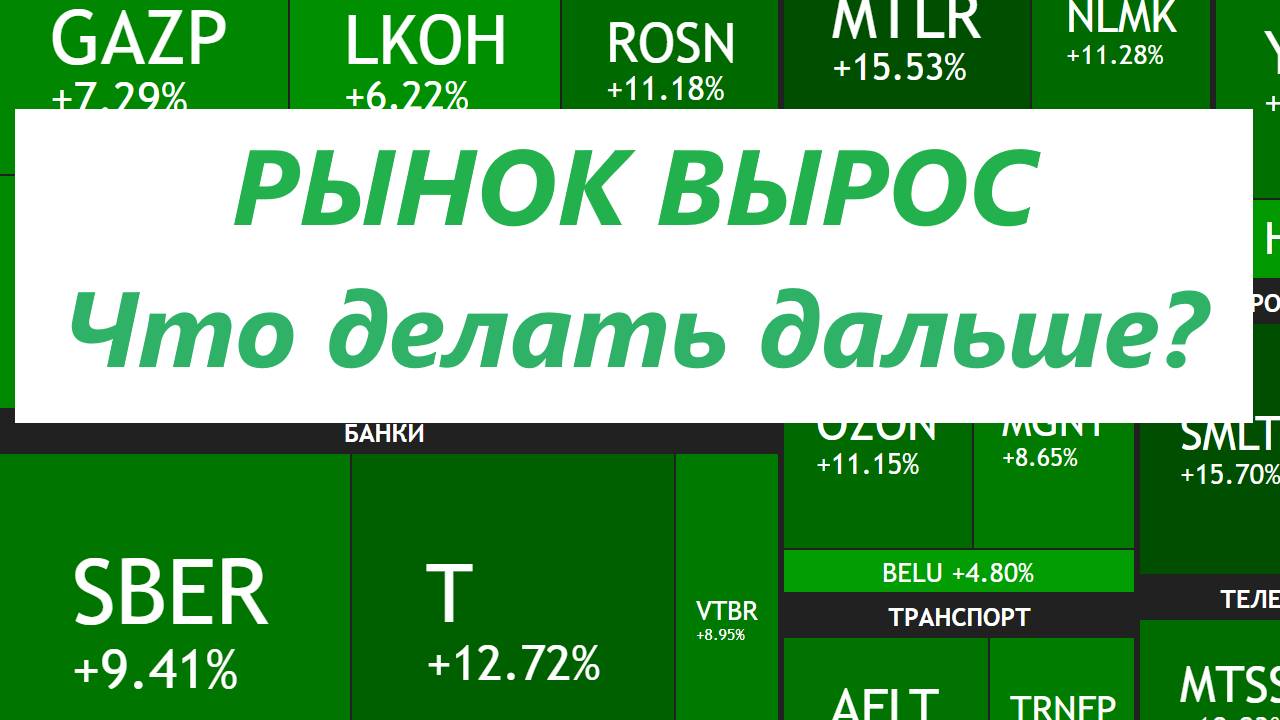 Рынок вырос ► Продавать или покупать?! / Что делать инвестору и начался ли растущий тренд?