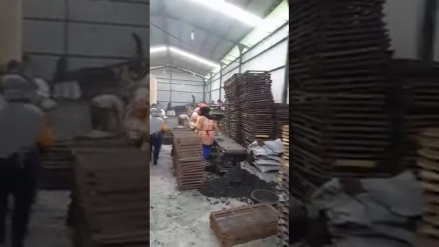 Coconut shell charcoal briquettes factory for hookah