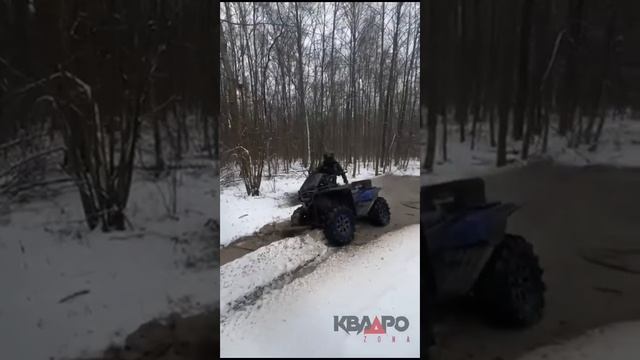 @KvadroZona  встречают зиму #квадроциклы#brp#atv#automobile#топ#canamxmr#outlander#yamahagrizzly