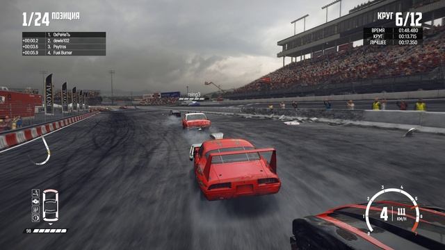 Wreckfest на MOZA R5.