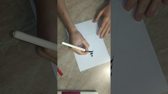 Рисую новогоднюю ёлку - тестирую Pilot Parellel Pen