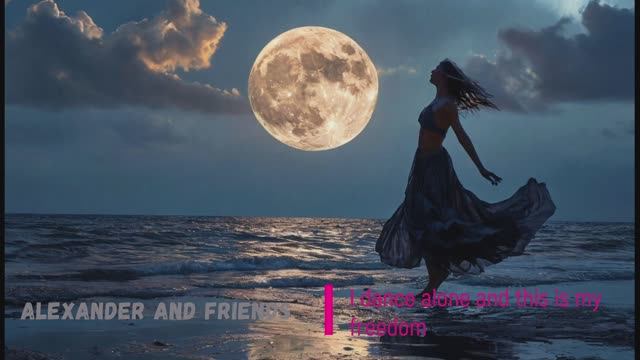 I dance alone and this is my freedom