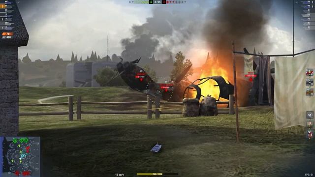 WoT blitz. TankiSTALINGRAD. VK 30.02 (D). А мы упрямством.