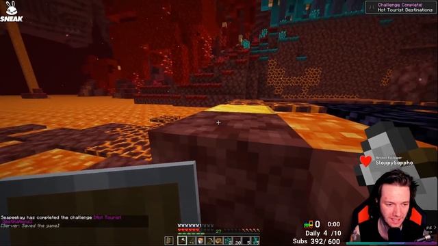Minecraft Manhunt, But Im Not Dream...