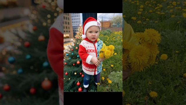 с новым годом от малышки
