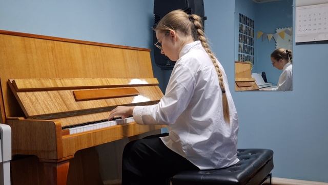 Бах. ХТК II том прелюдия и фуга Сis-dur Филиппова Полина, 14 лет