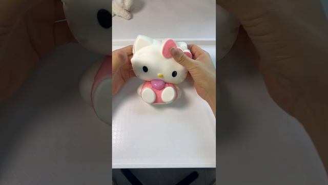 Сквиш Hello kitty squishy - Мягкая игрушка Hello kitty #ручная работа #без стресса #хеллокитти #мягк