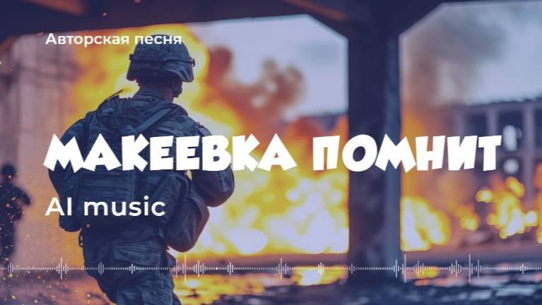 Макеевка помнит (удар по Макеевке 1 января) (авторская песня)  - (AI) music, video