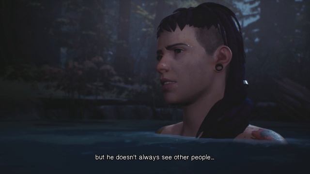 Life Is Strange 2: Episode 3 (Romance Scene) - Cassidy and Sean Go Skinny Dipping.