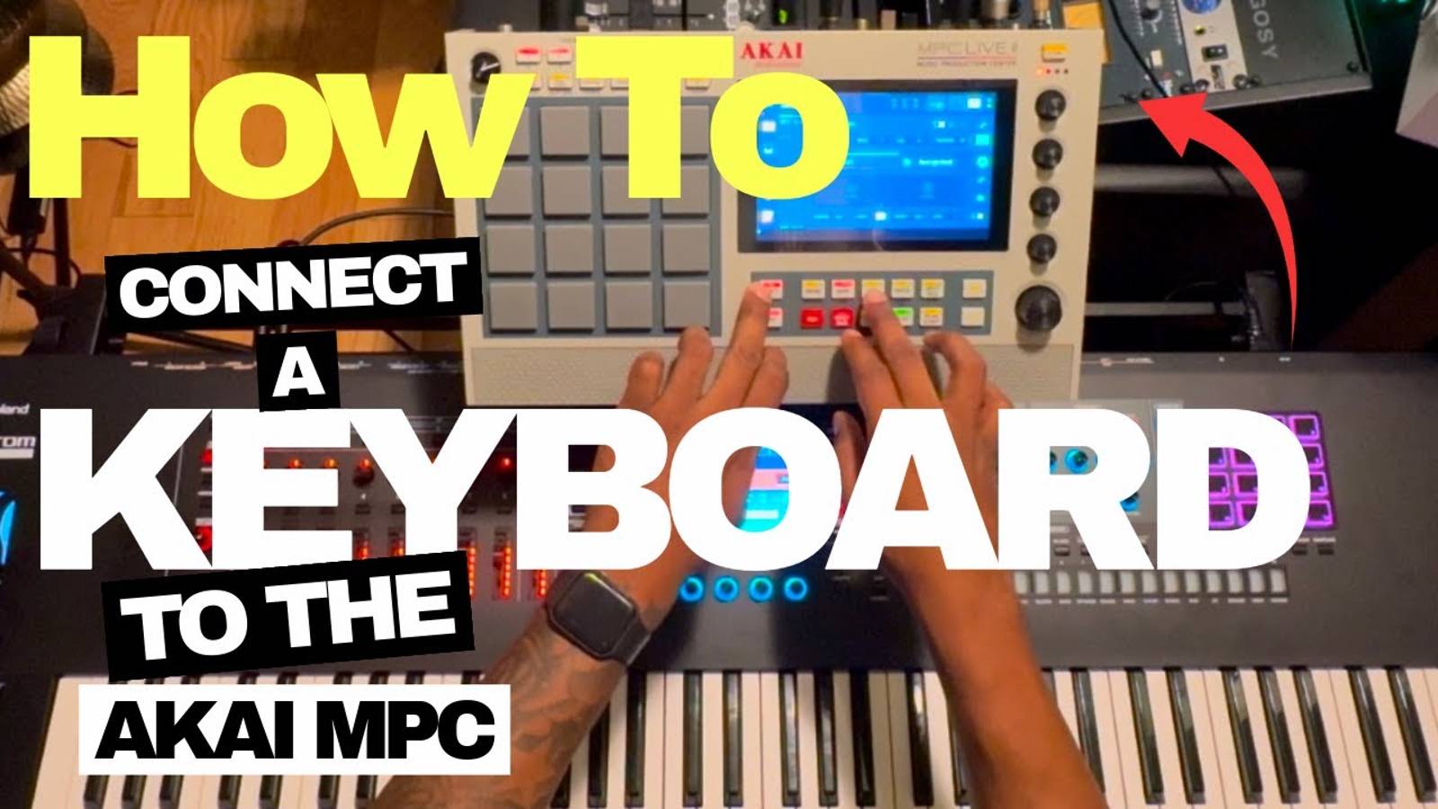 AKAI MPC: How to Connect External Keyboard