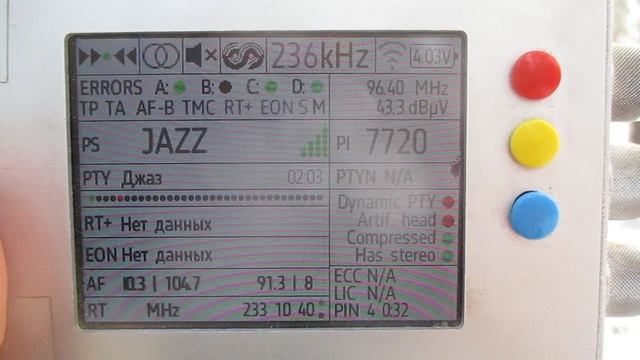 [New] 96.4 v Radio Jazz (Sankt-Peterburg/Olgino)~118km 180° 3 kW (TRP)