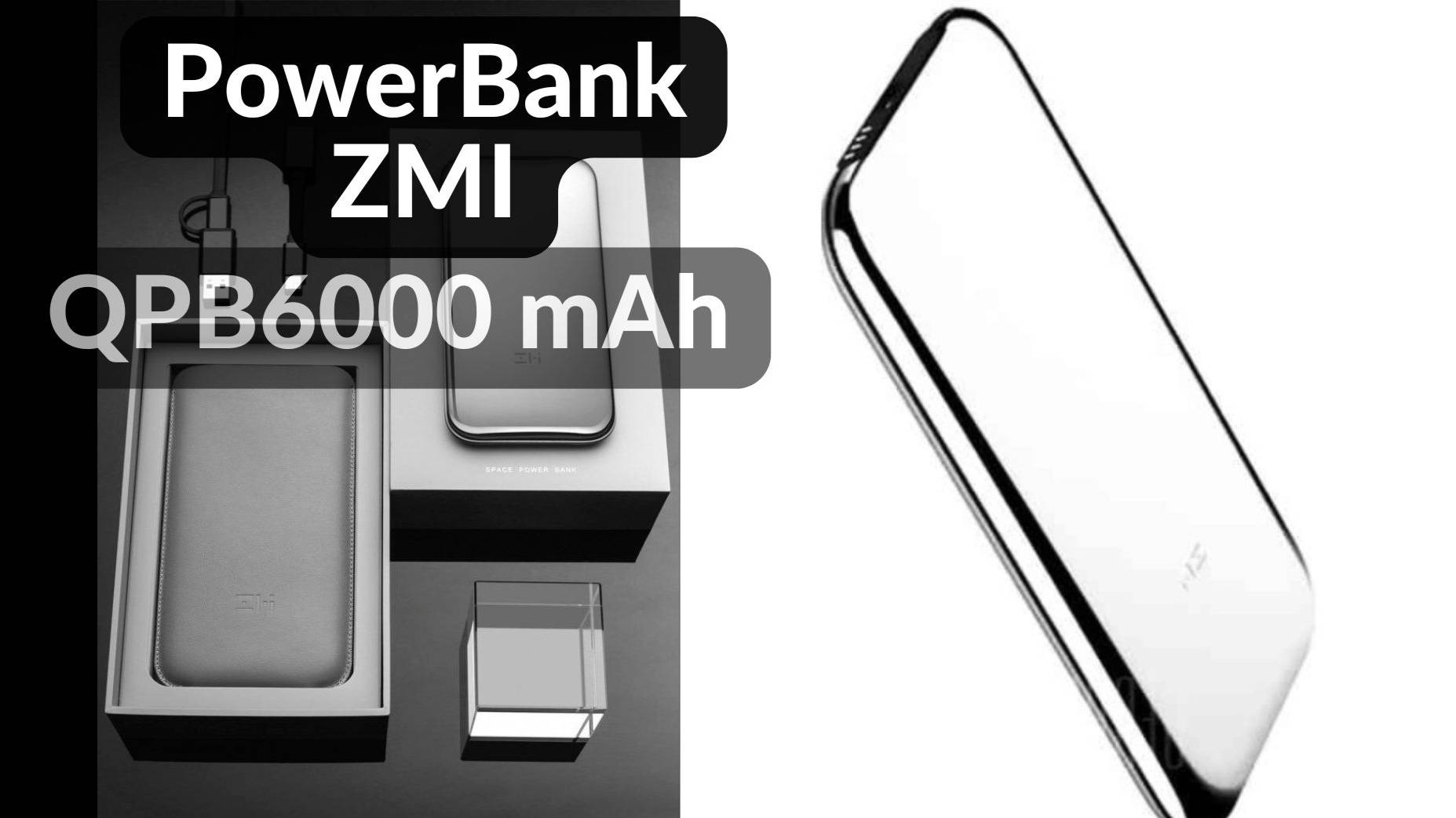 Обзор, распаковка Power Bank ZMI QPB60 6000mAh