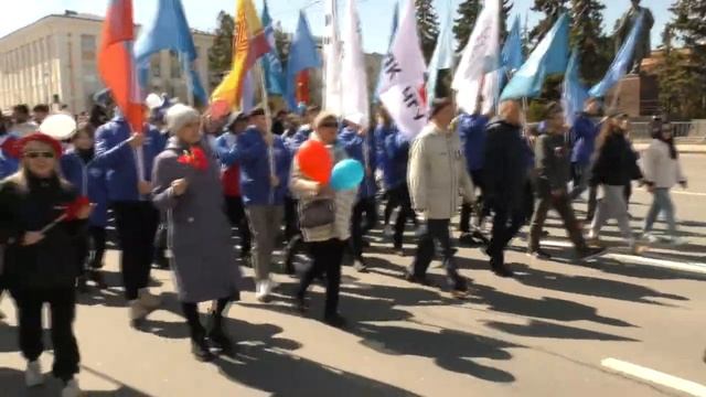 Первомайское праздничное шествие.  01.05.2022