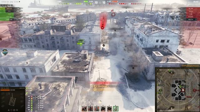 Мир танков. WOT. Бой на AMX 50 B и 13.4 К уронаI