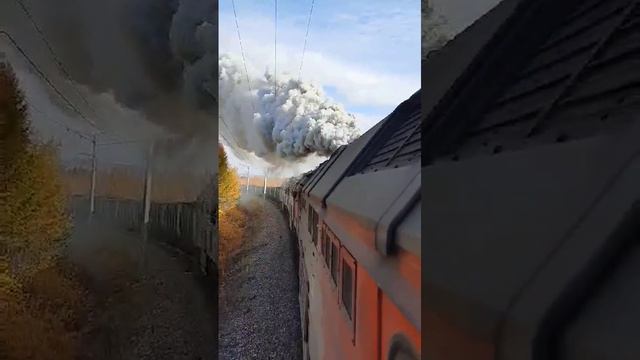 Тепловоз Витязь на пределе.