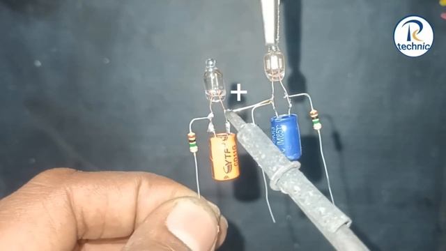 flasher light ! neon bulb oscillator ! simple inventions ! prc technic #electronicproject #diyideas