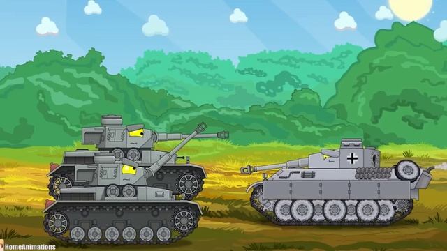ОН НИЧАЕНО СРАЗУ 3 ИХ!мультики про танки!