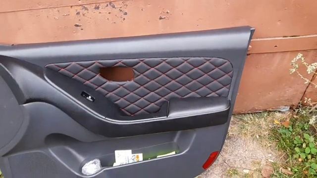 Перетяжка дверных карт на Хёндэ Элантра 4